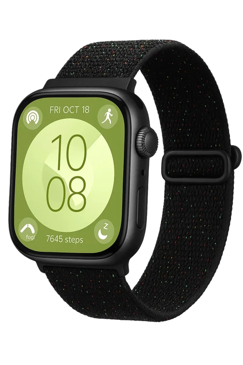 Huawei Fit 4 Star Kordon - Benekli Siyah