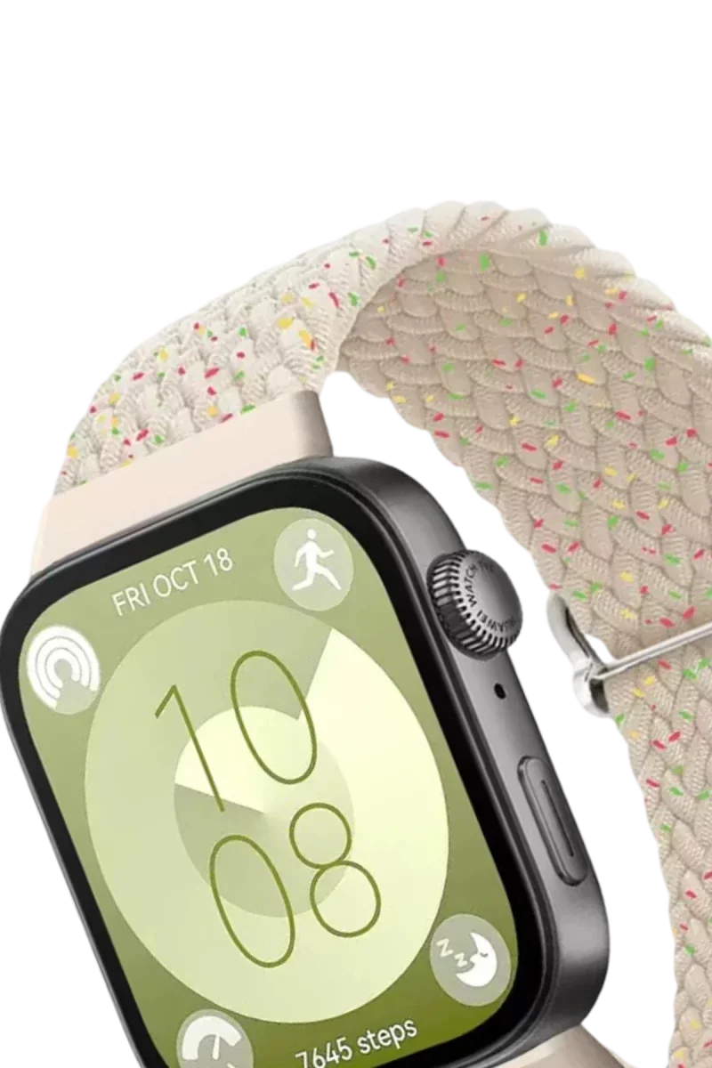Huawei Fit 4 Star Kordon - Gri-Turuncu Huawei Fit 4 Star Kordon - Gri-Turuncu