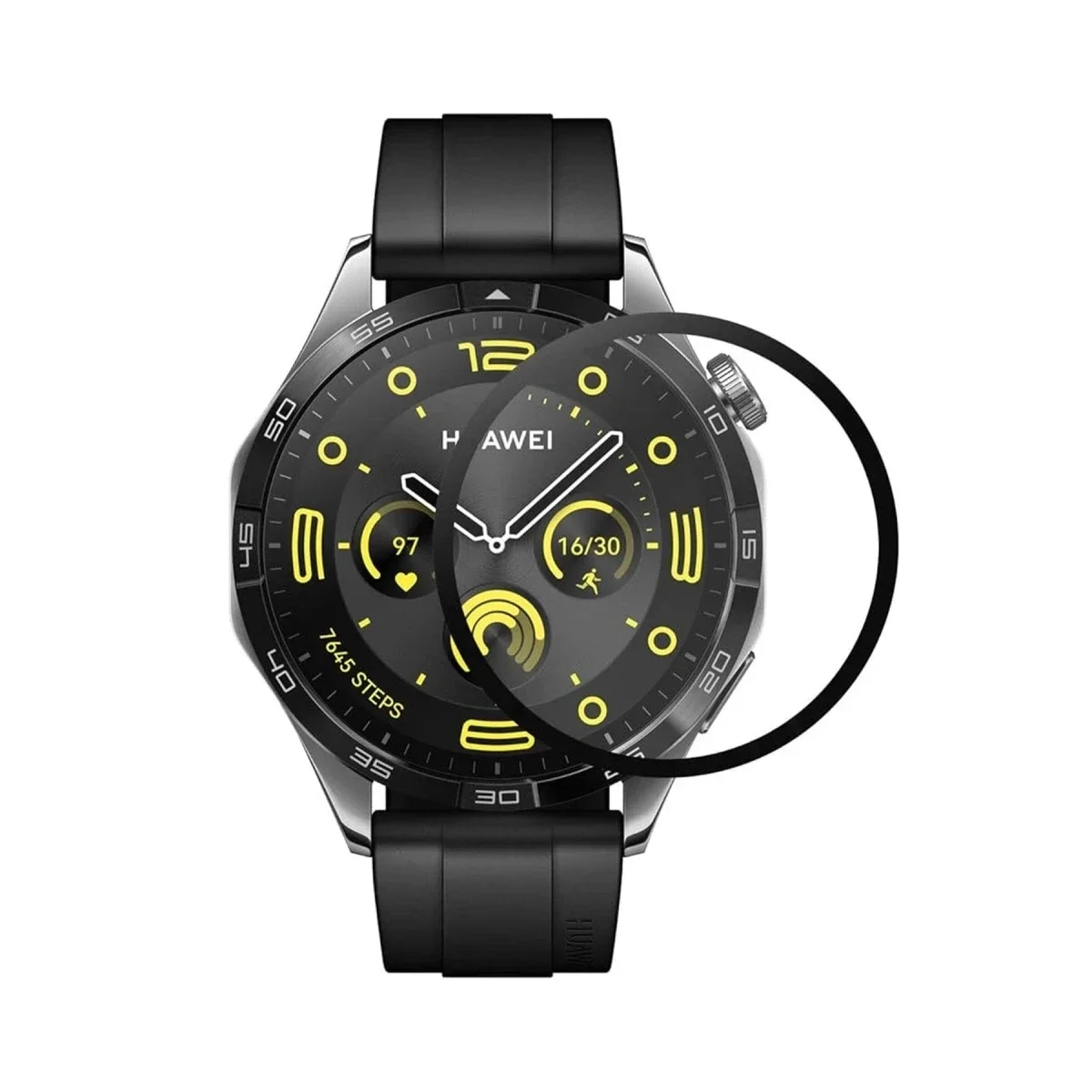 Huawei GT4 41mm 18mm Polymer Nano Ekran Koruyucu - Şeffaf