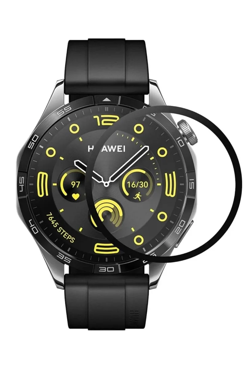 Huawei GT4 41mm 18mm Polymer Nano Ekran Koruyucu - Şeffaf