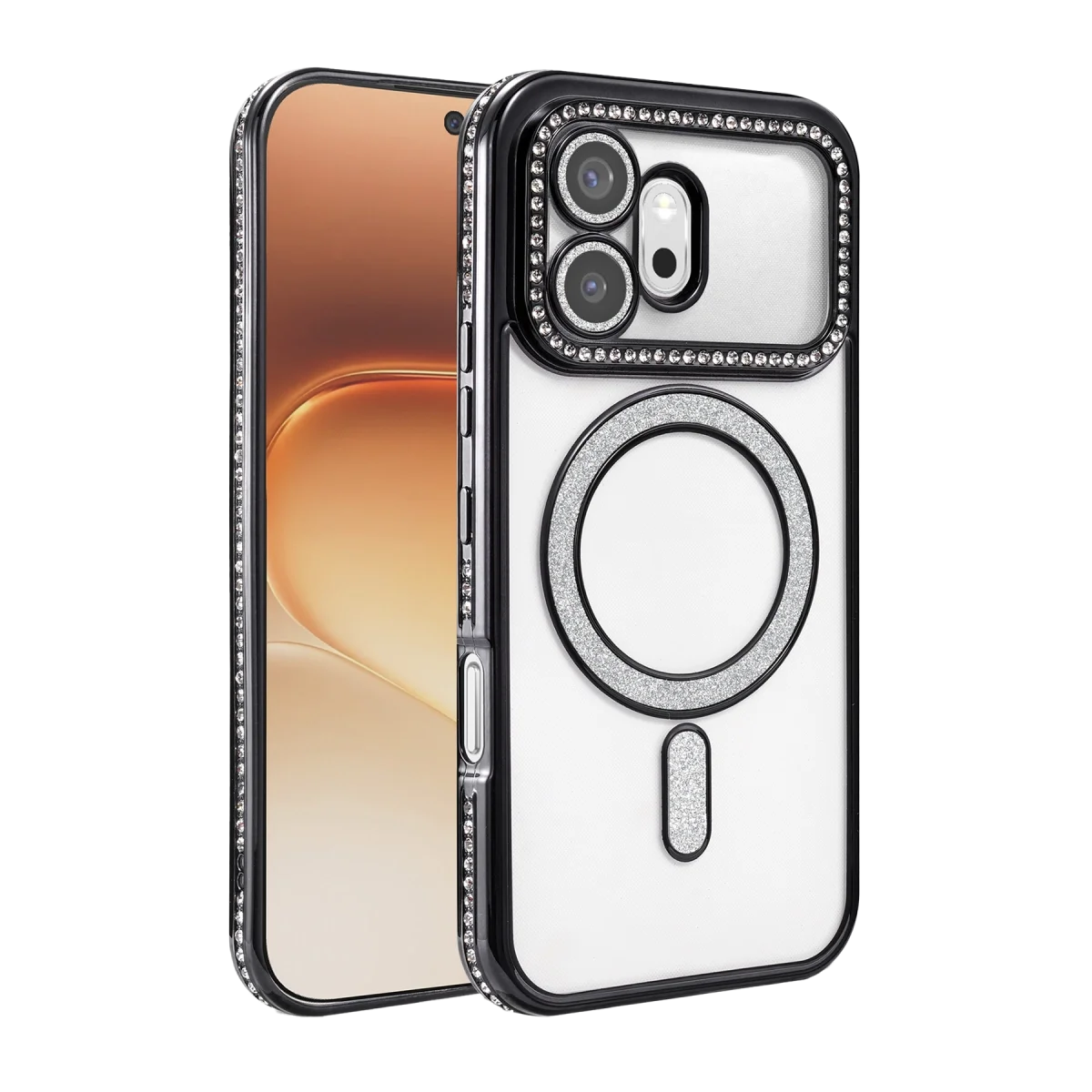Huawei Honor 600 Joke Simli Magneticsafe Kılıf - Siyah Huawei Honor 600 Joke Simli Magneticsafe Kılıf - Siyah