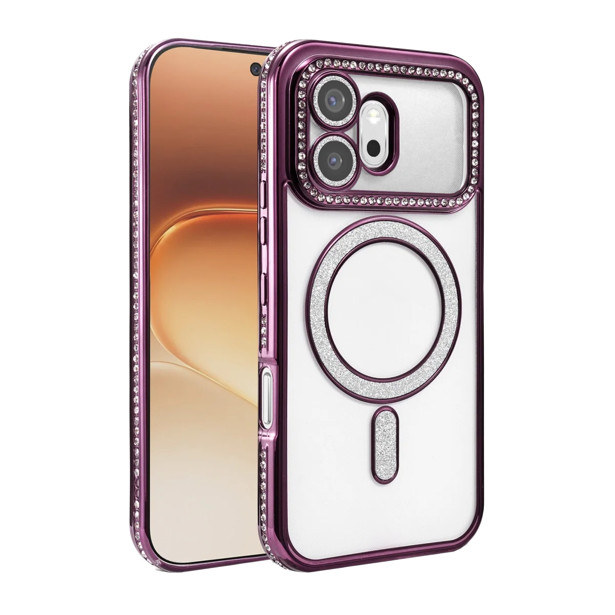 Huawei Honor 600 Joke Simli Magneticsafe Kılıf - Derin Mor Huawei Honor 600 Joke Simli Magneticsafe Kılıf - Derin Mor