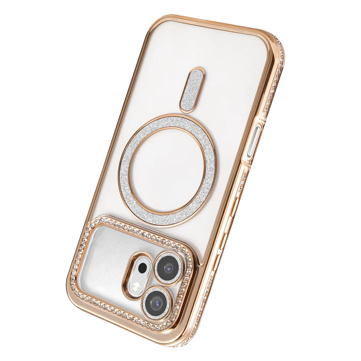Huawei Honor 600 Joke Simli Magneticsafe Kılıf - Gold Huawei Honor 600 Joke Simli Magneticsafe Kılıf - Gold