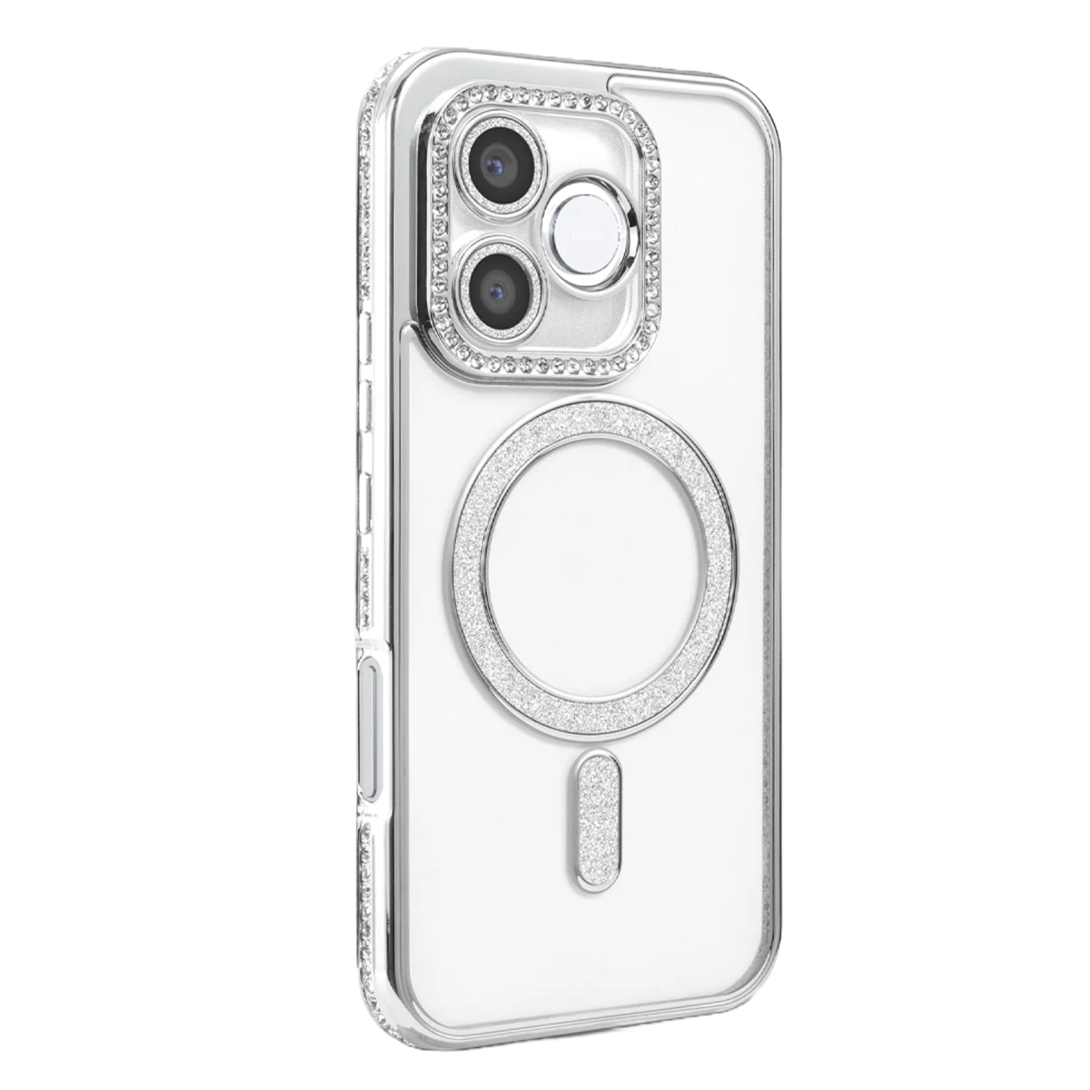 Huawei Honor 600 Lite Joke Simli Magneticsafe Kılıf - Gümüş