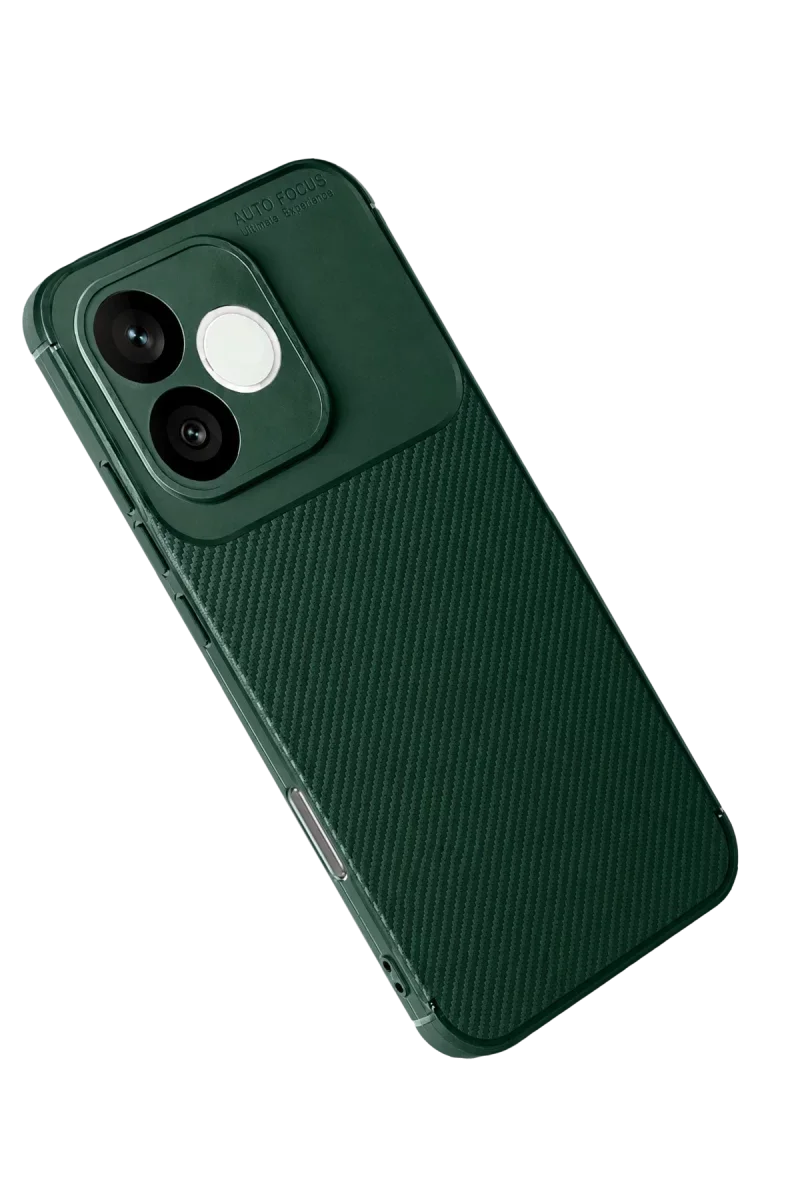 Huawei Honor 600 Lite Auto Focus Karbon Kapak - Koyu Yeşil Huawei Honor 600 Lite Auto Focus Karbon Kapak - Koyu Yeşil