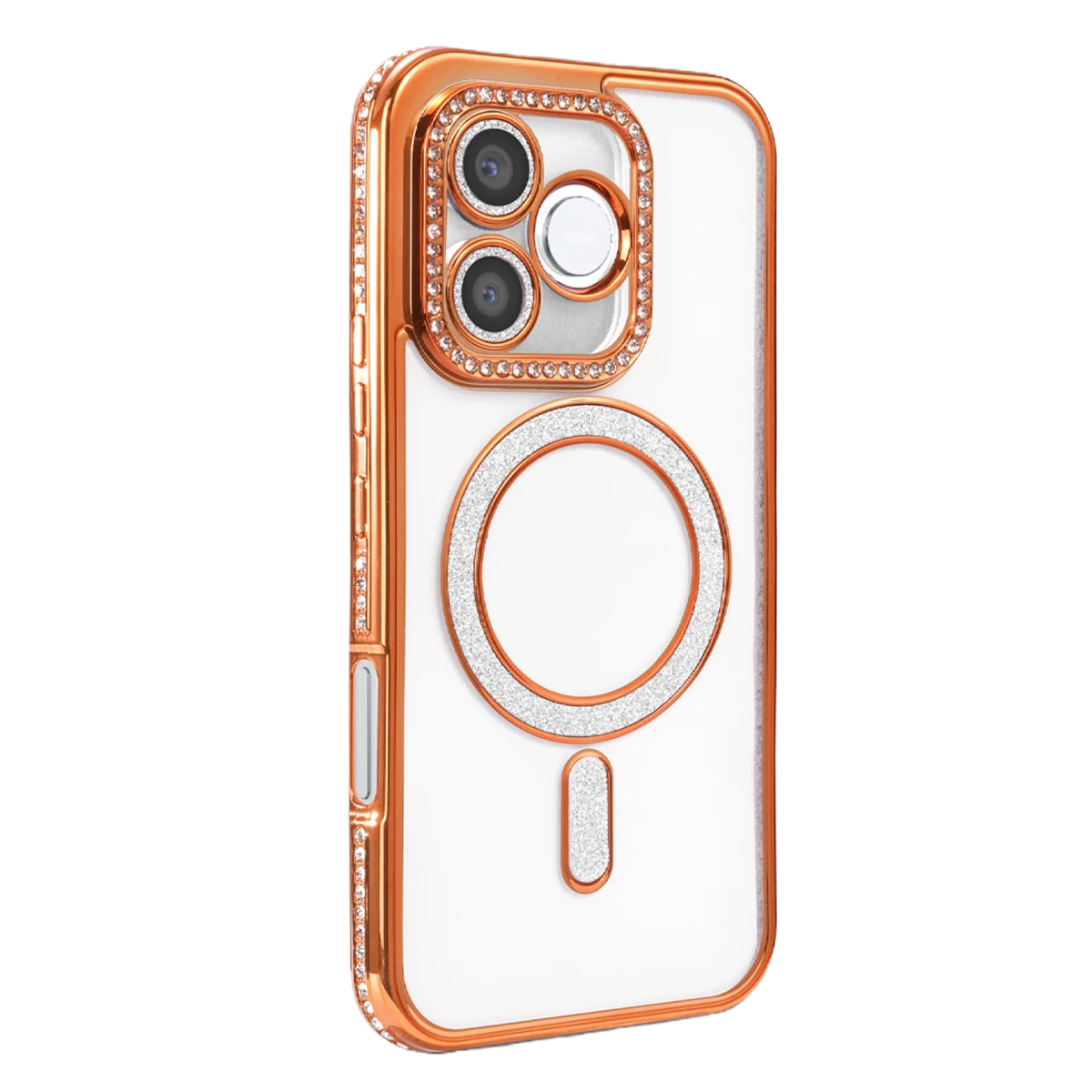 Huawei Honor 600 Lite Joke Simli Magneticsafe Kılıf - Turuncu
