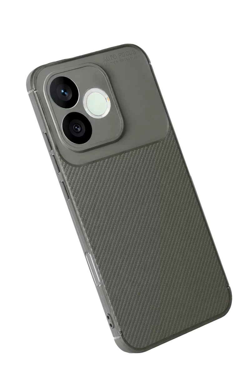 Huawei Honor 600 Lite Auto Focus Karbon Kapak - Gri Huawei Honor 600 Lite Auto Focus Karbon Kapak - Gri
