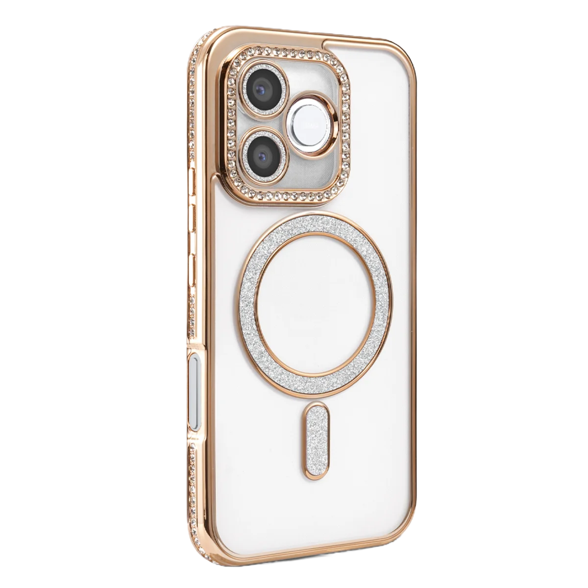 Huawei Honor 600 Lite Joke Simli Magneticsafe Kılıf - Gold Huawei Honor 600 Lite Joke Simli Magneticsafe Kılıf - Gold