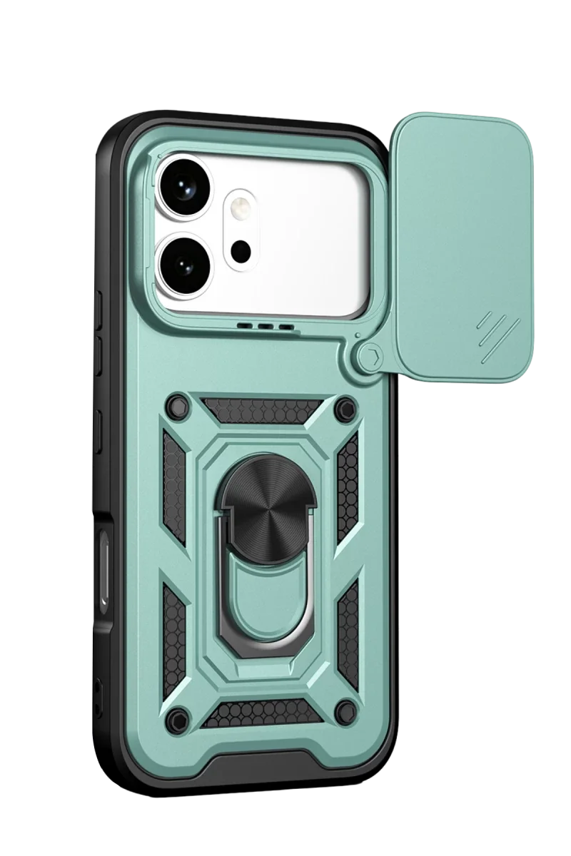 Huawei Honor 600 Pars Lens Yüzüklü Silikon - Yeşil Huawei Honor 600 Pars Lens Yüzüklü Silikon - Yeşil