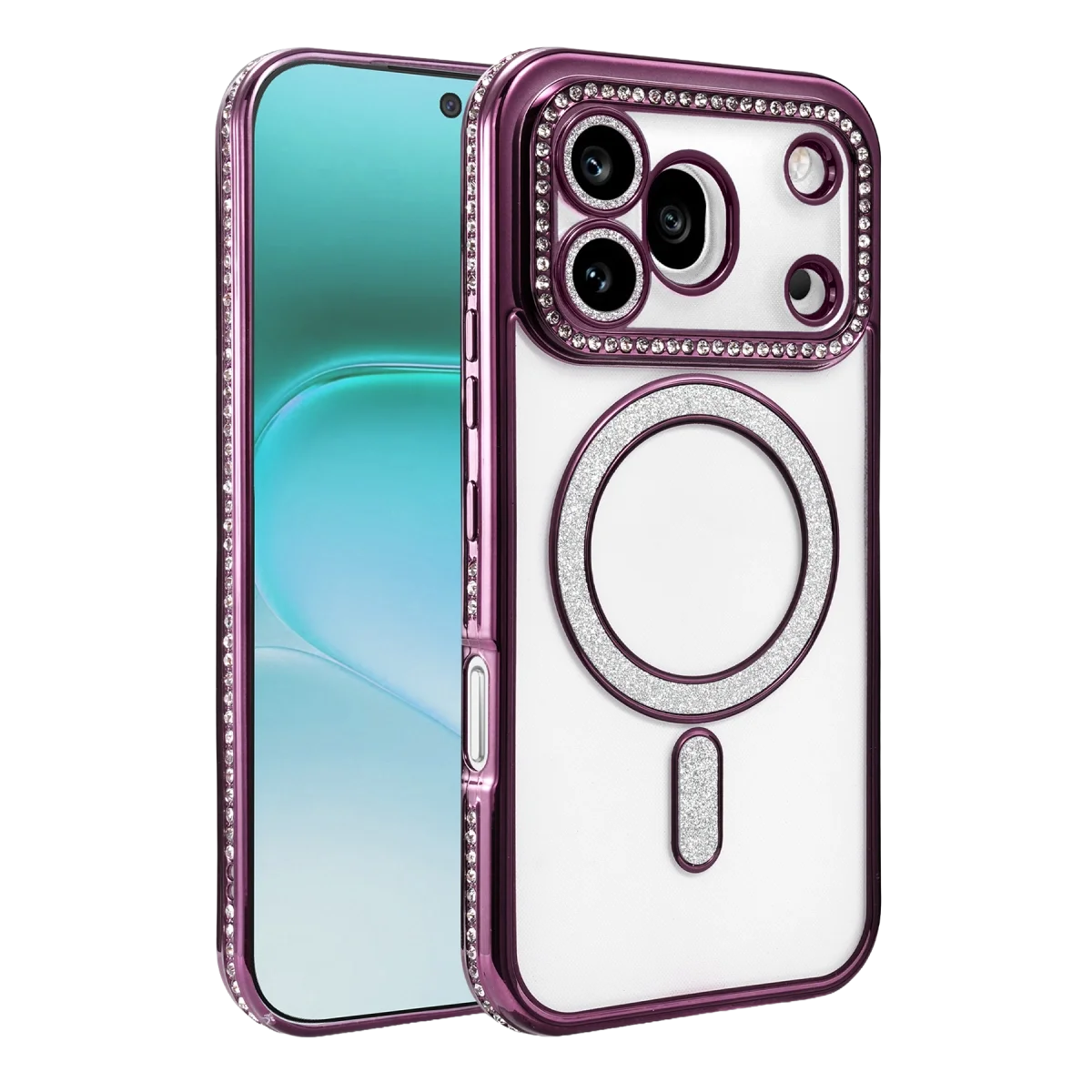 Huawei Honor 600 Pro Joke Simli Magneticsafe Kılıf - Derin Mor Huawei Honor 600 Pro Joke Simli Magneticsafe Kılıf - Derin Mor