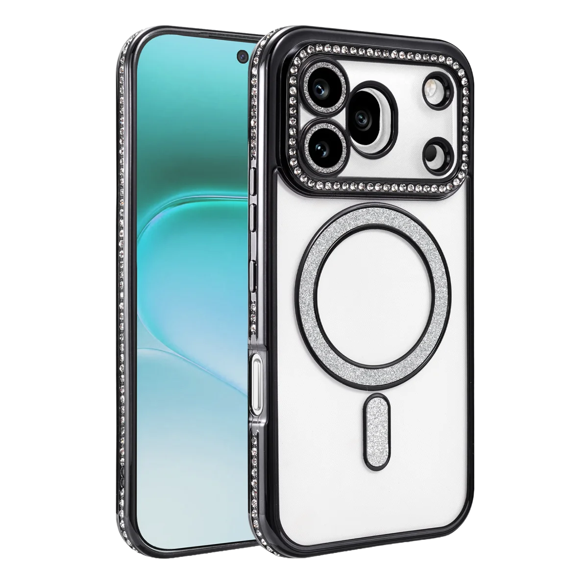Huawei Honor 600 Pro Joke Simli Magneticsafe Kılıf - Siyah Huawei Honor 600 Pro Joke Simli Magneticsafe Kılıf - Siyah