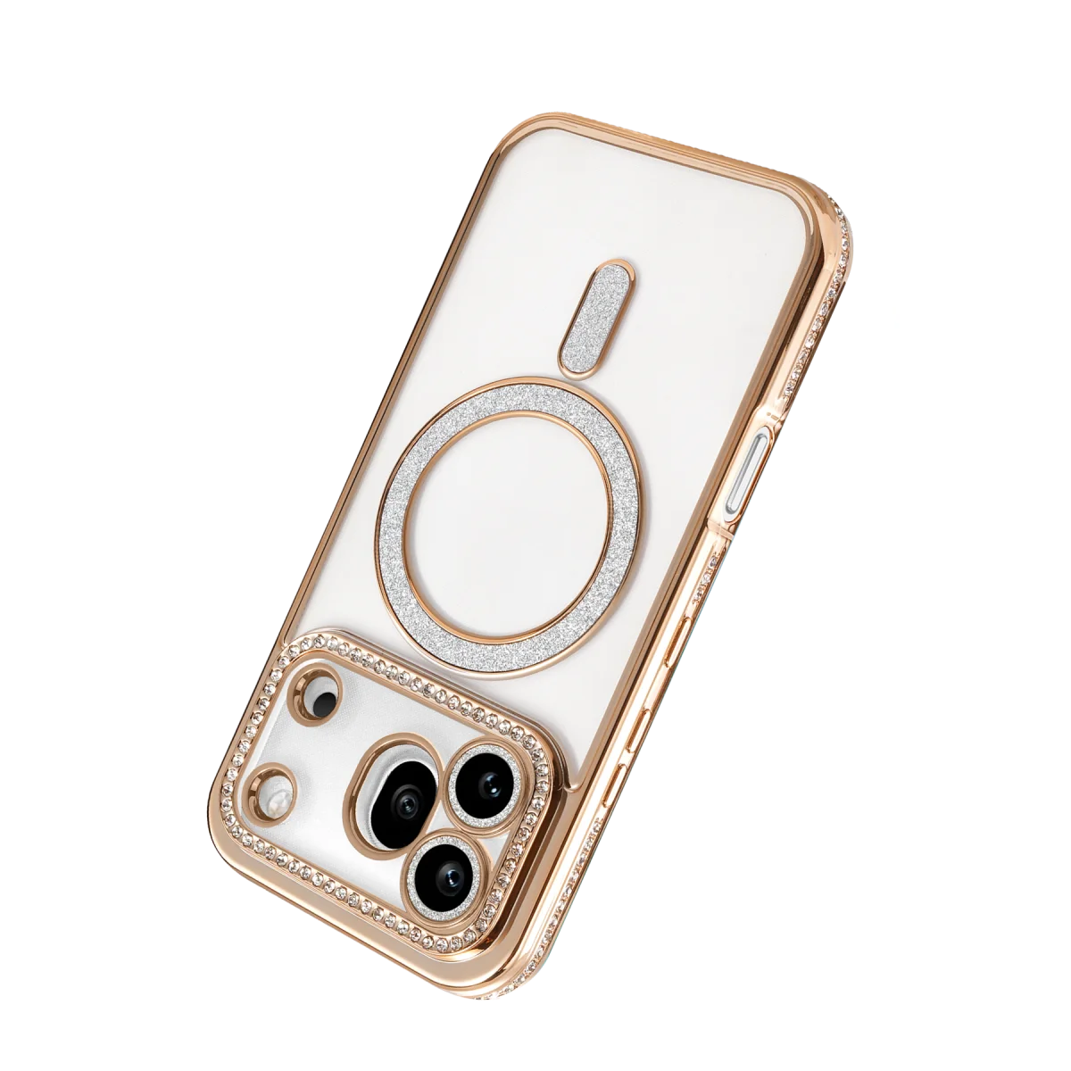 Huawei Honor 600 Pro Joke Simli Magneticsafe Kılıf - Gold