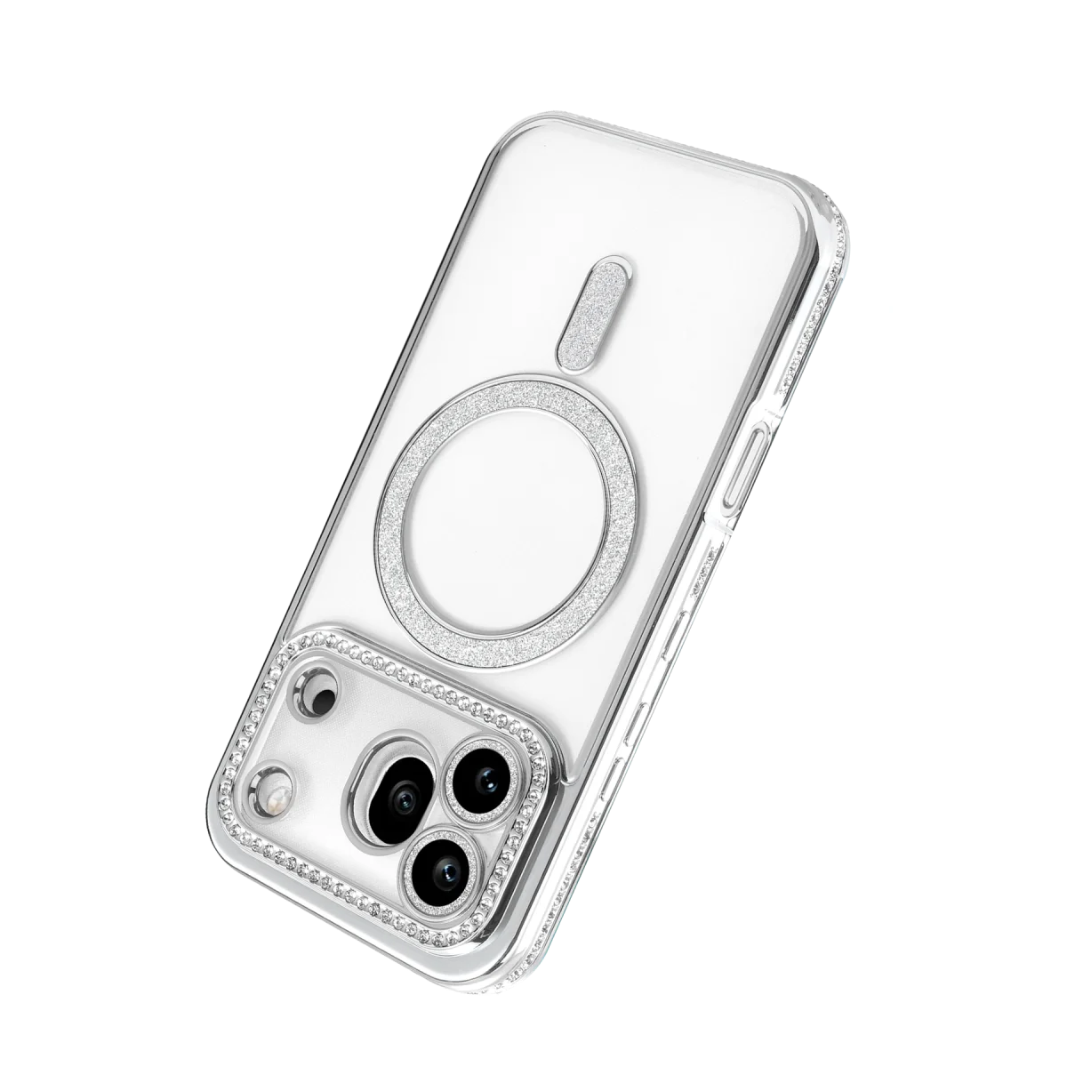 Huawei Honor 600 Pro Joke Simli Magneticsafe Kılıf - Gümüş
