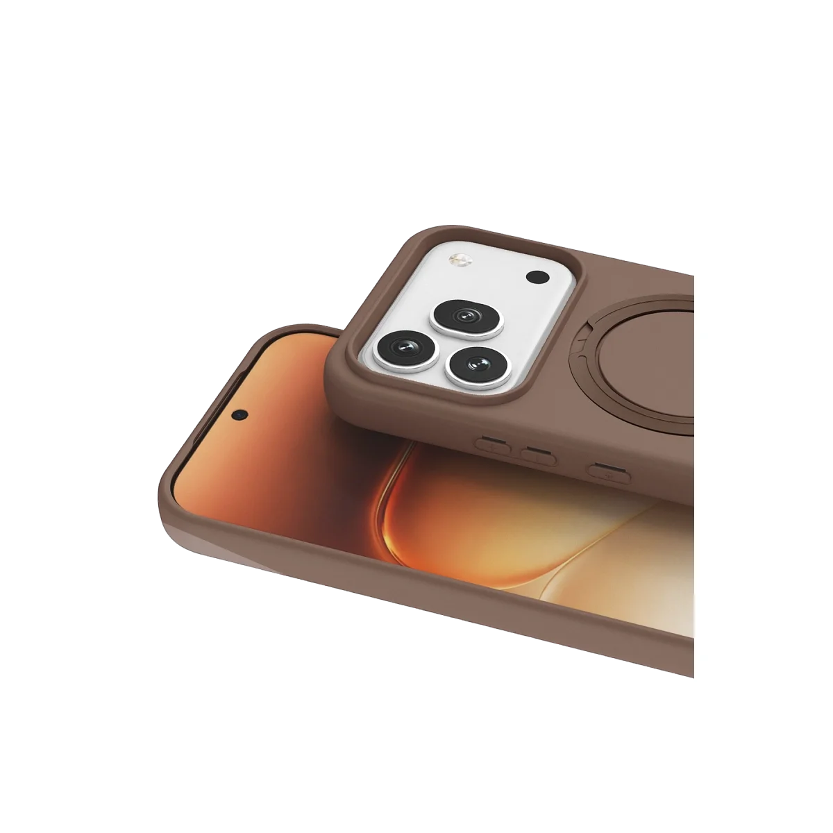 Huawei Honor 600 Regal Magsafe Standlı Kapak - Çöl Titanyum Huawei Honor 600 Regal Magsafe Standlı Kapak - Çöl Titanyum