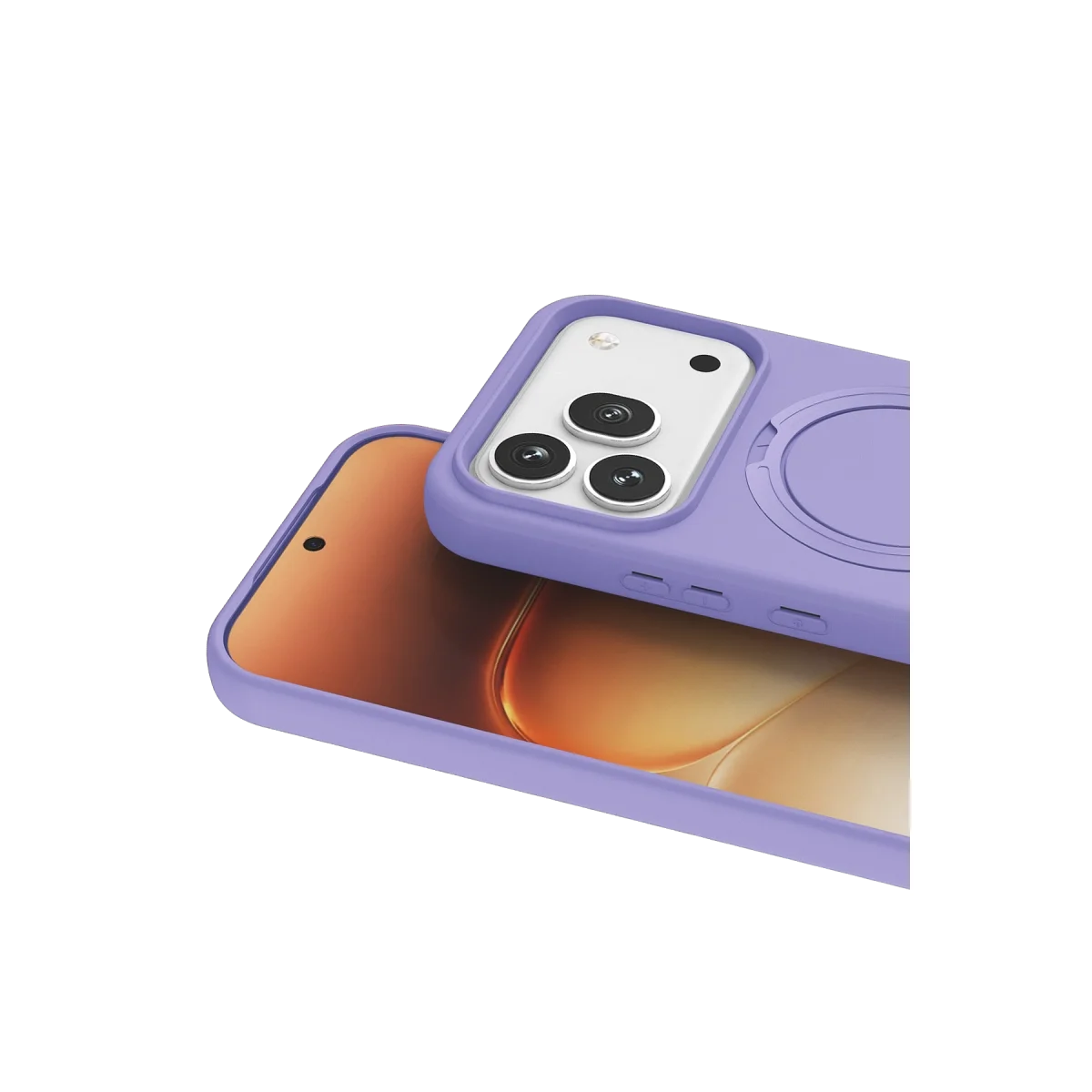 Huawei Honor 600 Regal Magsafe Standlı Kapak - Lila Huawei Honor 600 Regal Magsafe Standlı Kapak - Lila