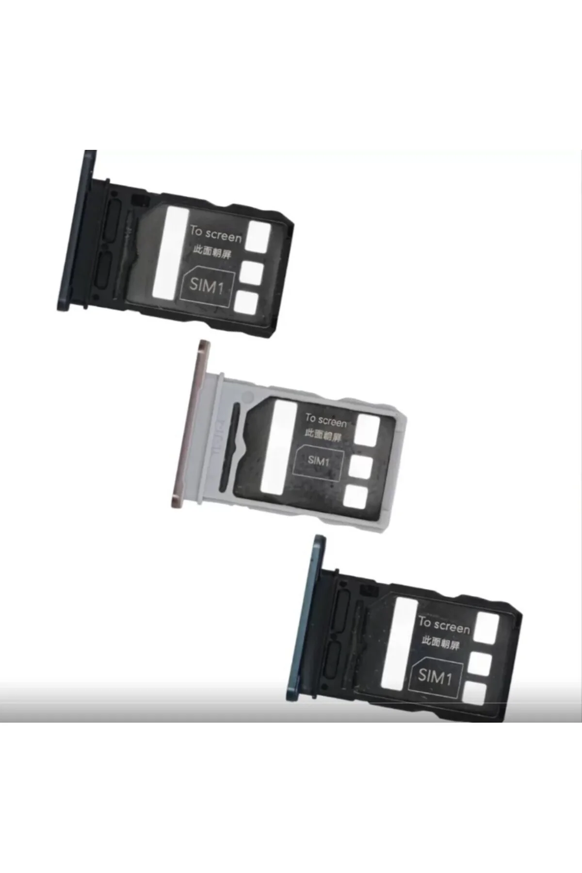 Huawei Honor 70 (FNE-NX9) Sim Kart Yuvası / Sim Kart Tepsisi Siyah