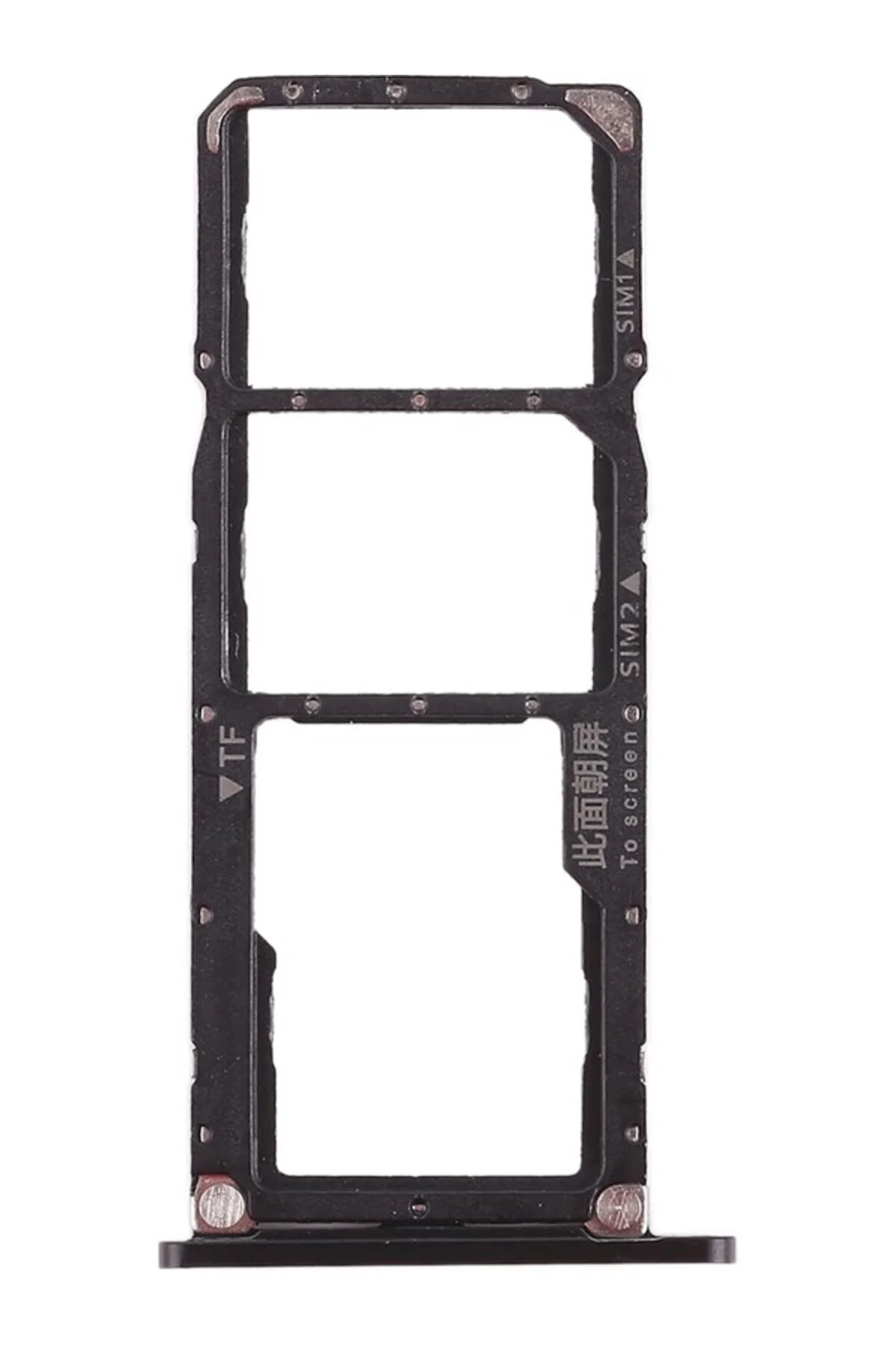 Huawei Honor 8x Max Için Tepsi + Mikro Sd Kart Tepsisi Mavi