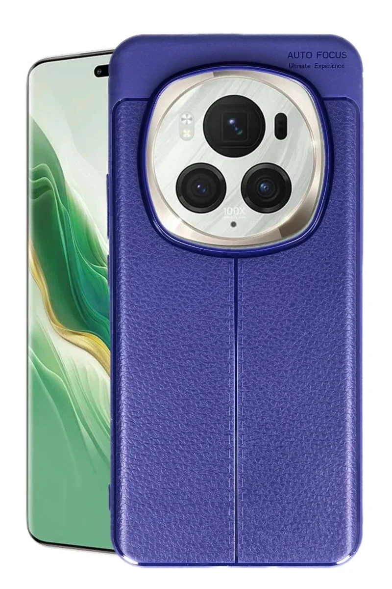 Huawei Honor Magic 6 Pro Kılıf Auto Focus Kapak - Lacivert Huawei Honor Magic 6 Pro Kılıf Auto Focus Kapak - Lacivert