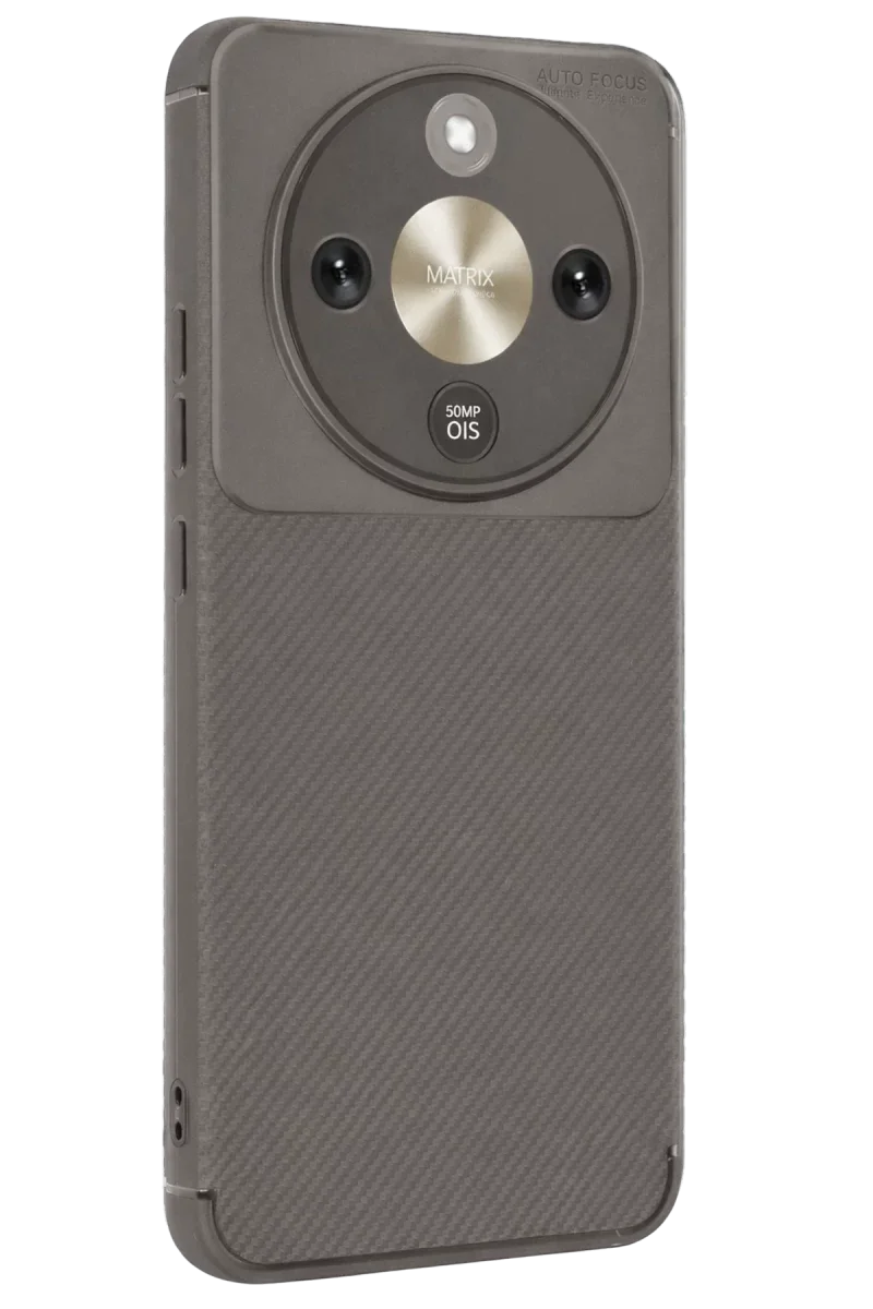 Huawei Honor Magic 8 Lite Auto Focus Karbon Kapak - Gri