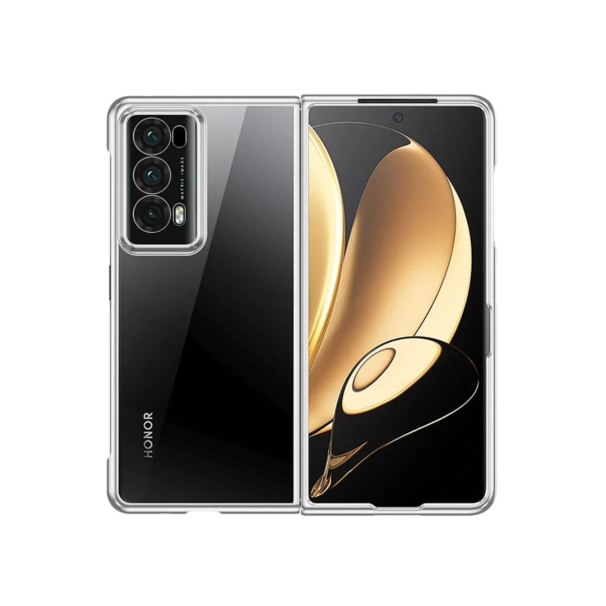 Huawei Honor Magic V2 Kılıf Jasper Kapak - Siyah Huawei Honor Magic V2 Kılıf Jasper Kapak - Siyah