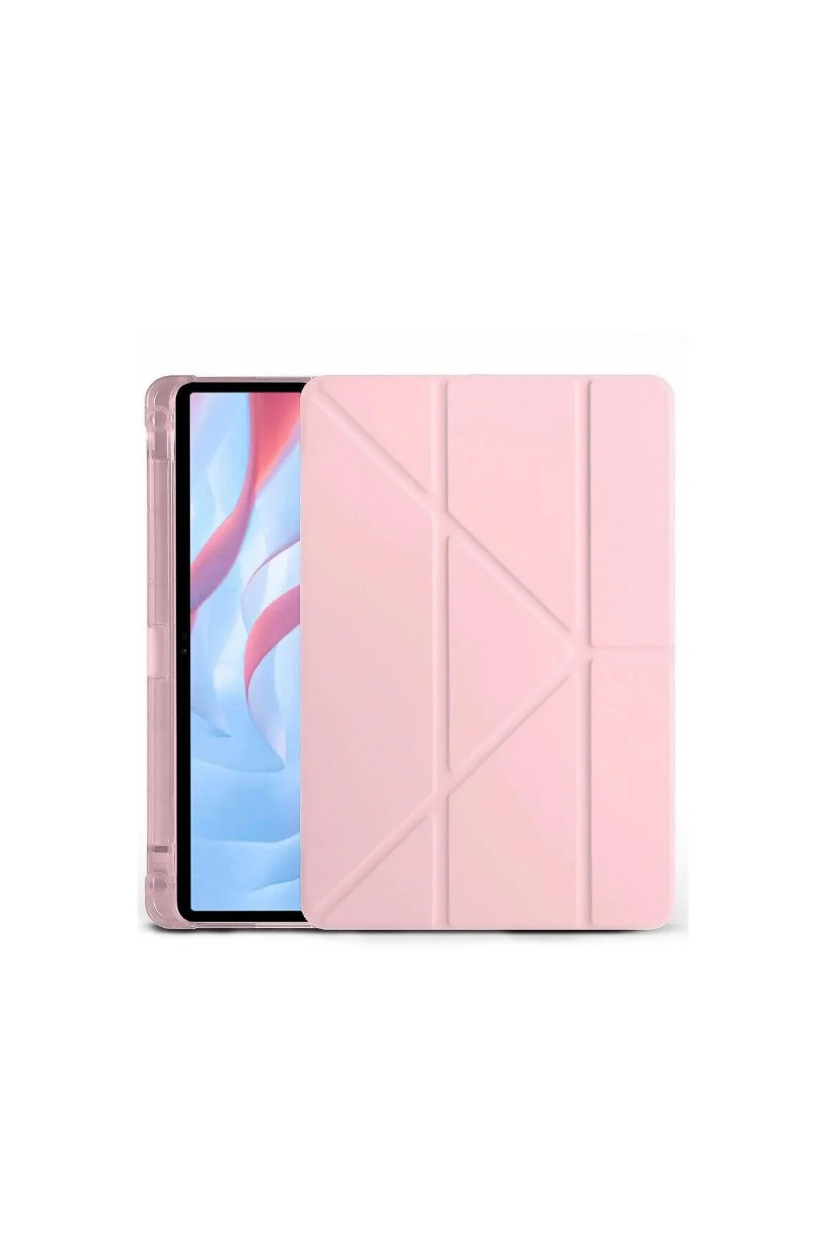 Huawei Honor Pad X9a Kalemlikli Mars Tablet Kılıfı - Rose Gold