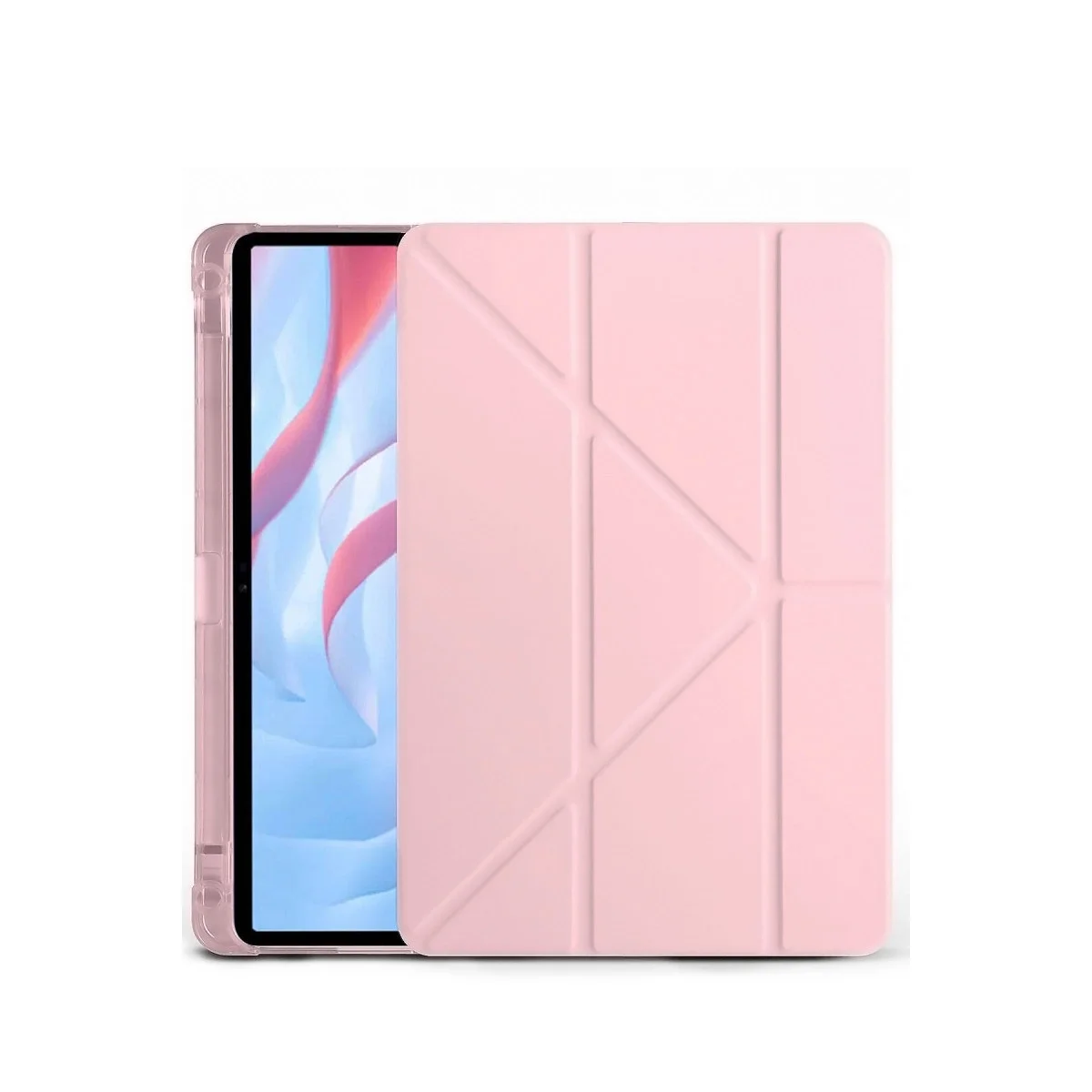 Huawei Honor Pad X9a Kalemlikli Mars Tablet Kılıfı - Rose Gold Huawei Honor Pad X9a Kalemlikli Mars Tablet Kılıfı - Rose Gold