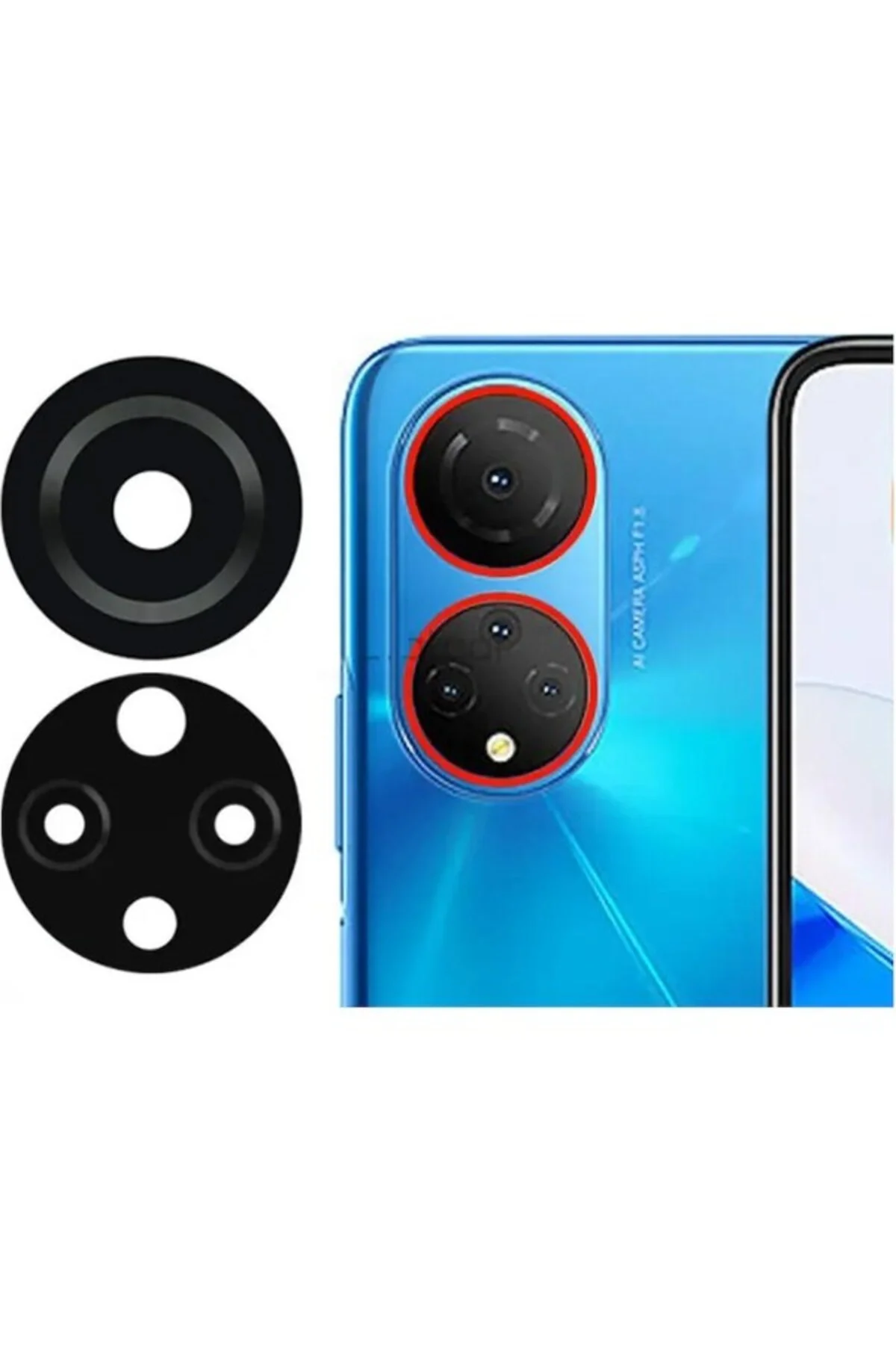 Huawei Honor X7 Ile Uyumlu Kamera Camı