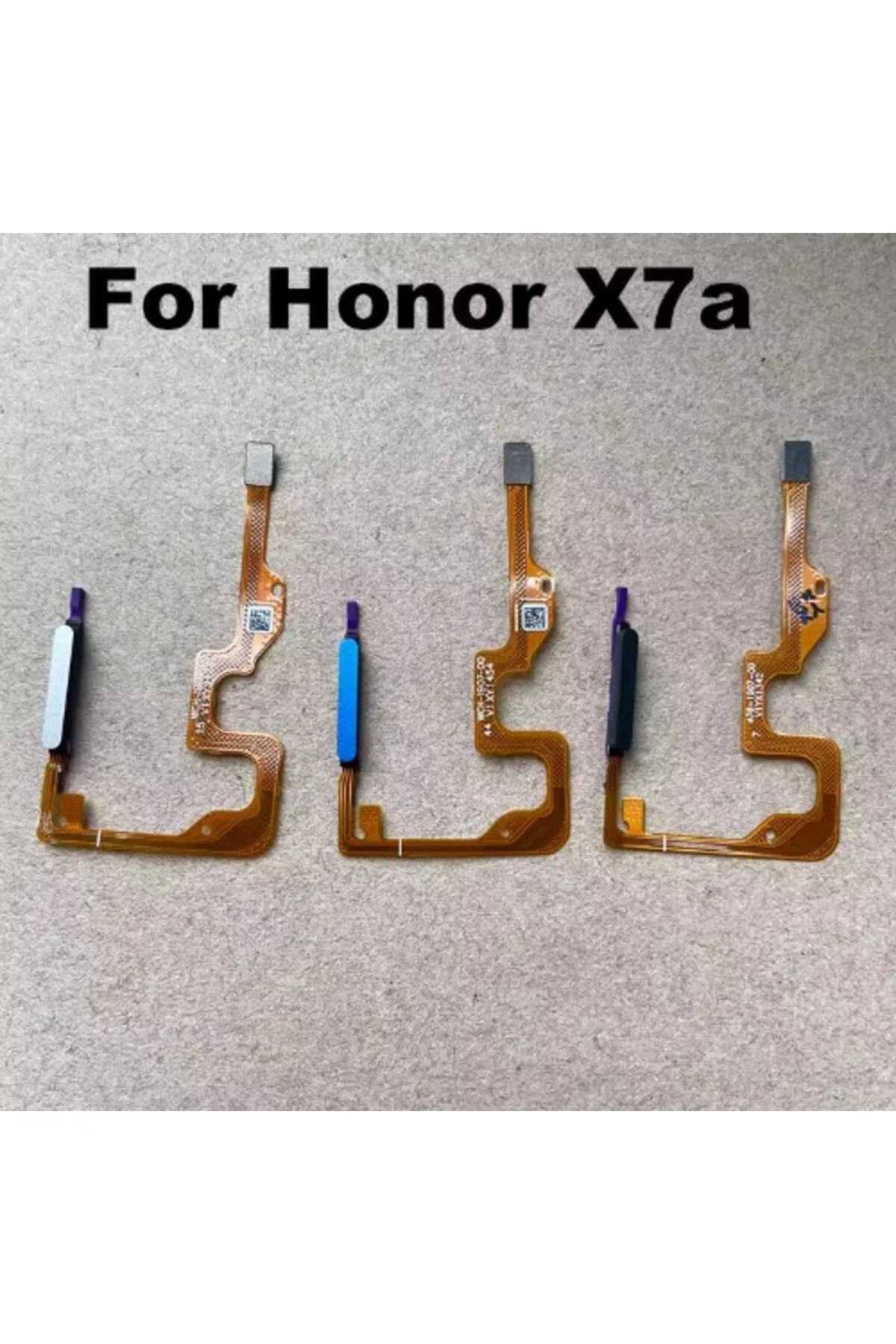 Huawei Honor X7a için parmak izi sensörü güç düğmesi Flex kablo dokunmatik kimlik sensörü Yeşil