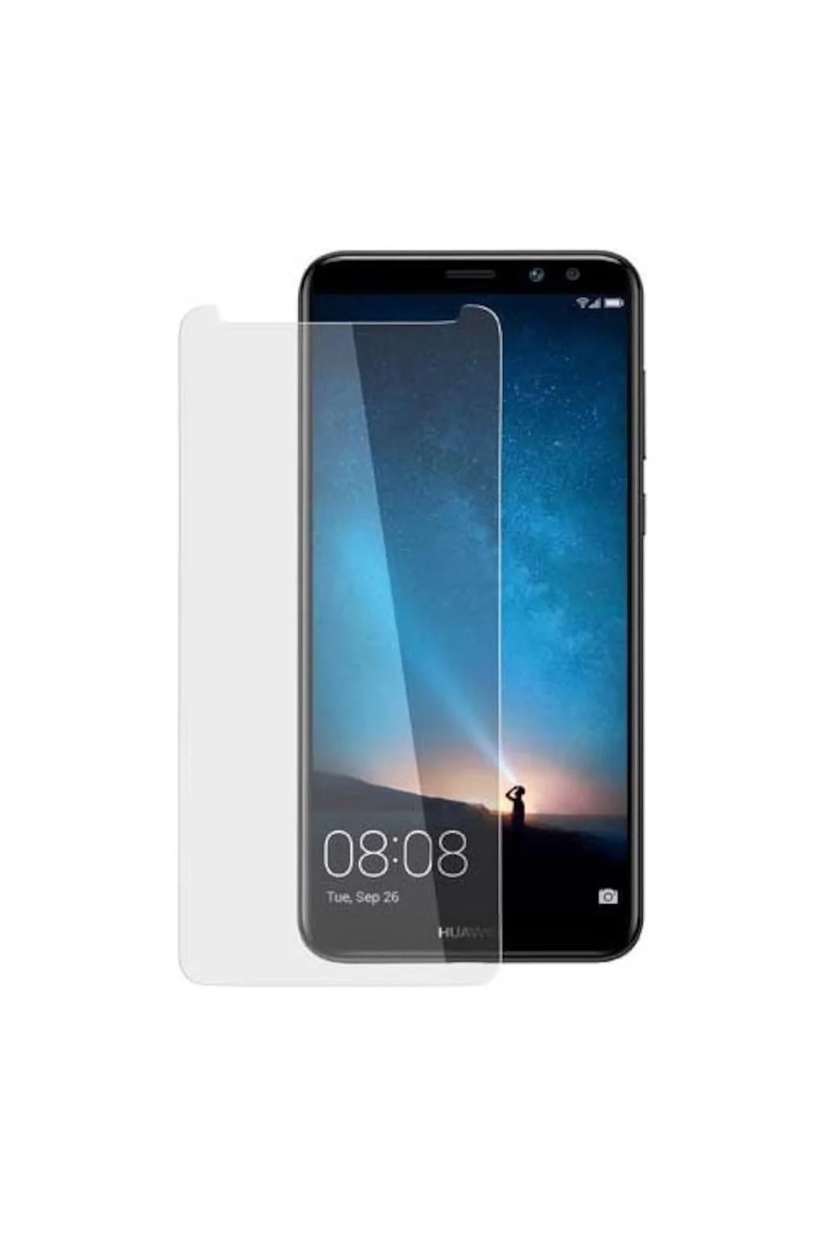 Huawei Mate 10 Lite Ekran Koruyucu 9h Sert Temperli Kırılmaz Cam Koruma Şeffaf