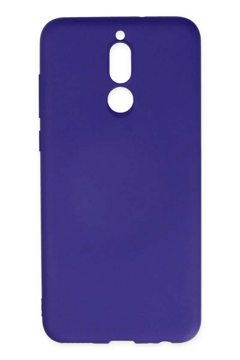 Huawei Mate 10 Lite Kılıf Nano içi Kadife Silikon - Mor