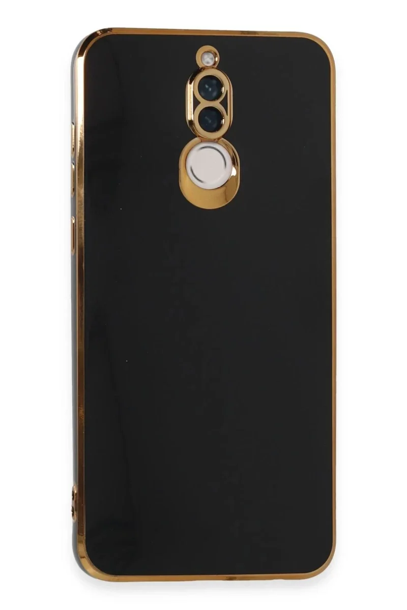 Huawei Mate 10 Lite Kılıf Volet Silikon - Siyah