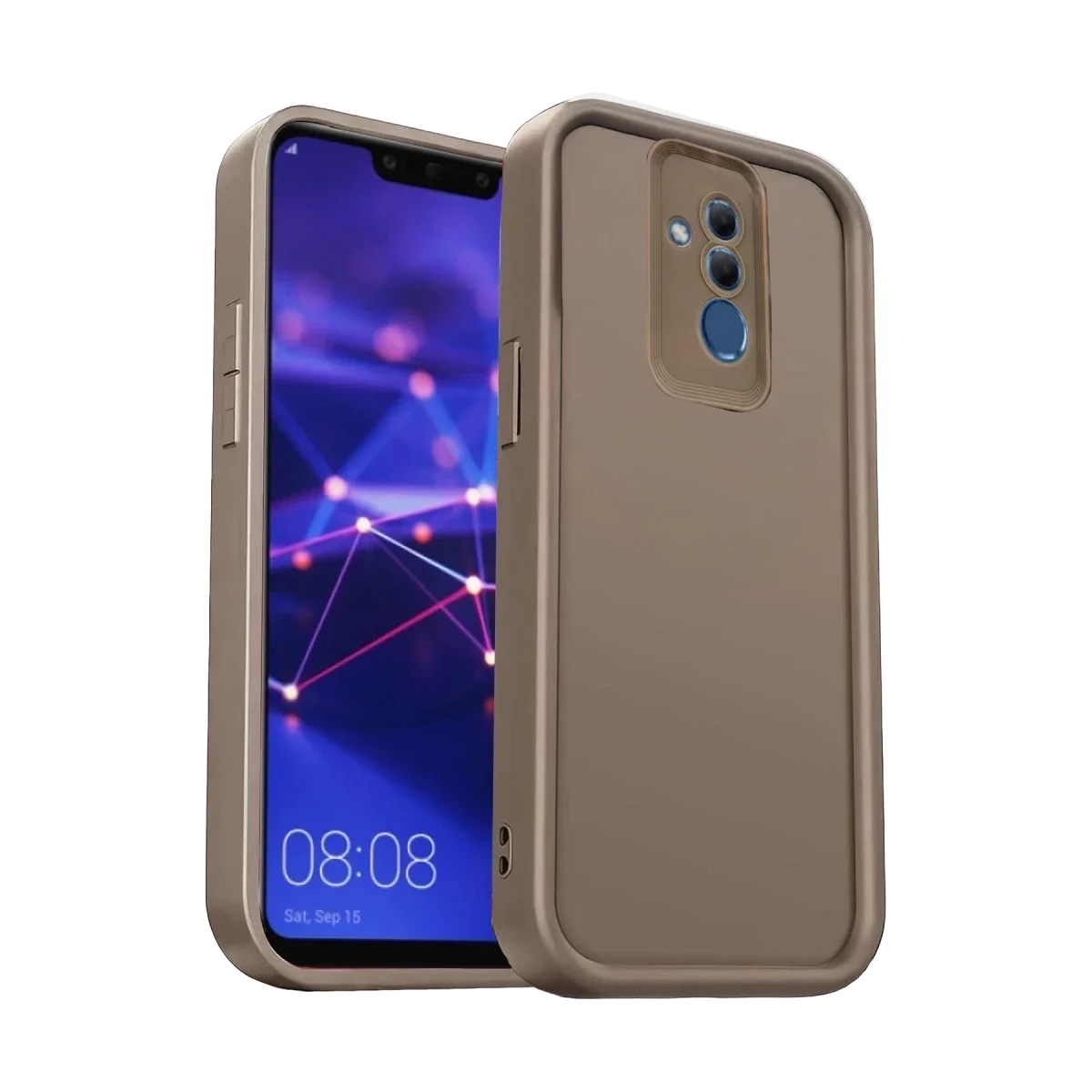 Huawei Mate 20 Lite Kılıf Viera Silikon - Kahverengi