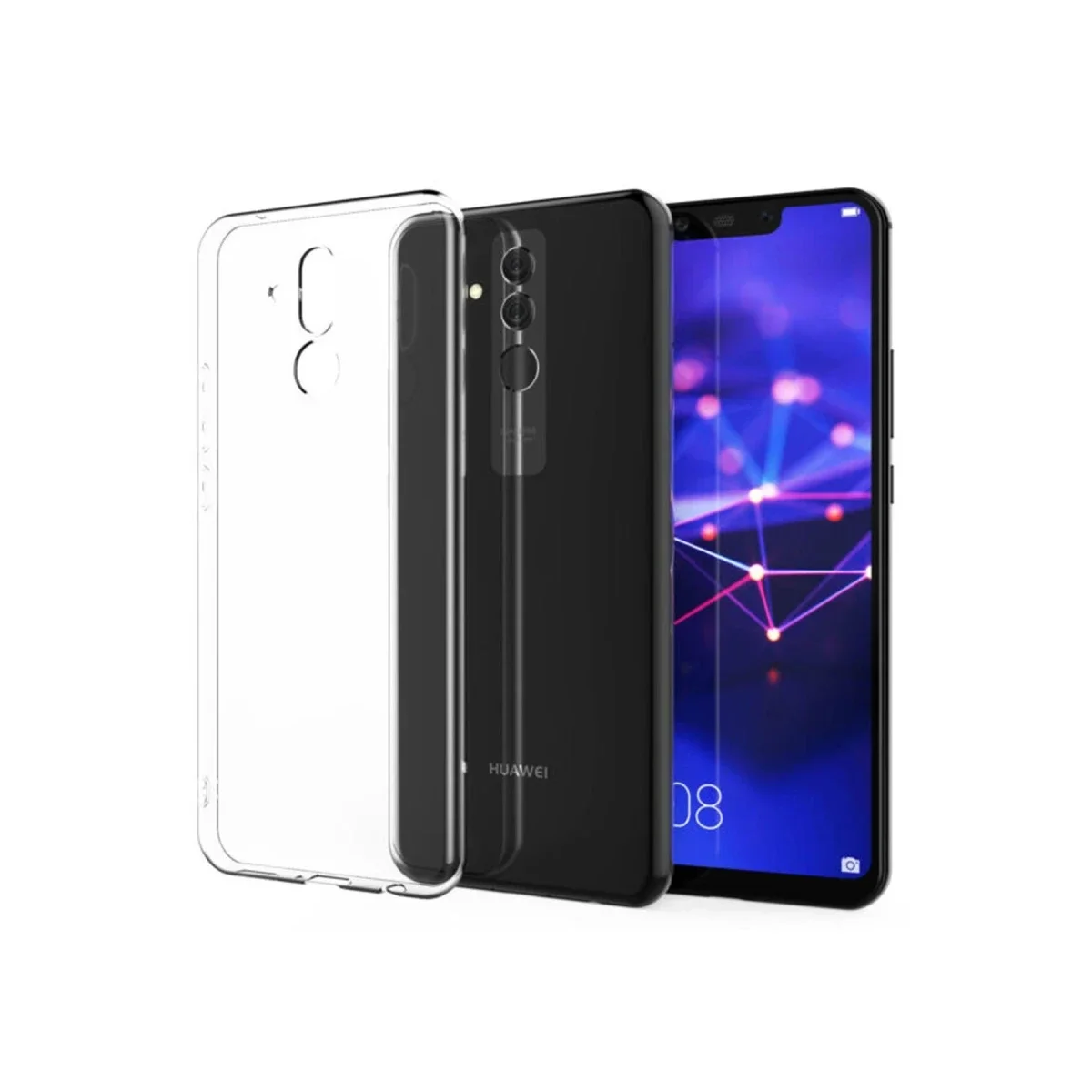 Huawei Mate 20 Lite Kılıf Lüx Şeffaf Silikon Huawei Mate 20 Lite Kılıf Lüx Şeffaf Silikon