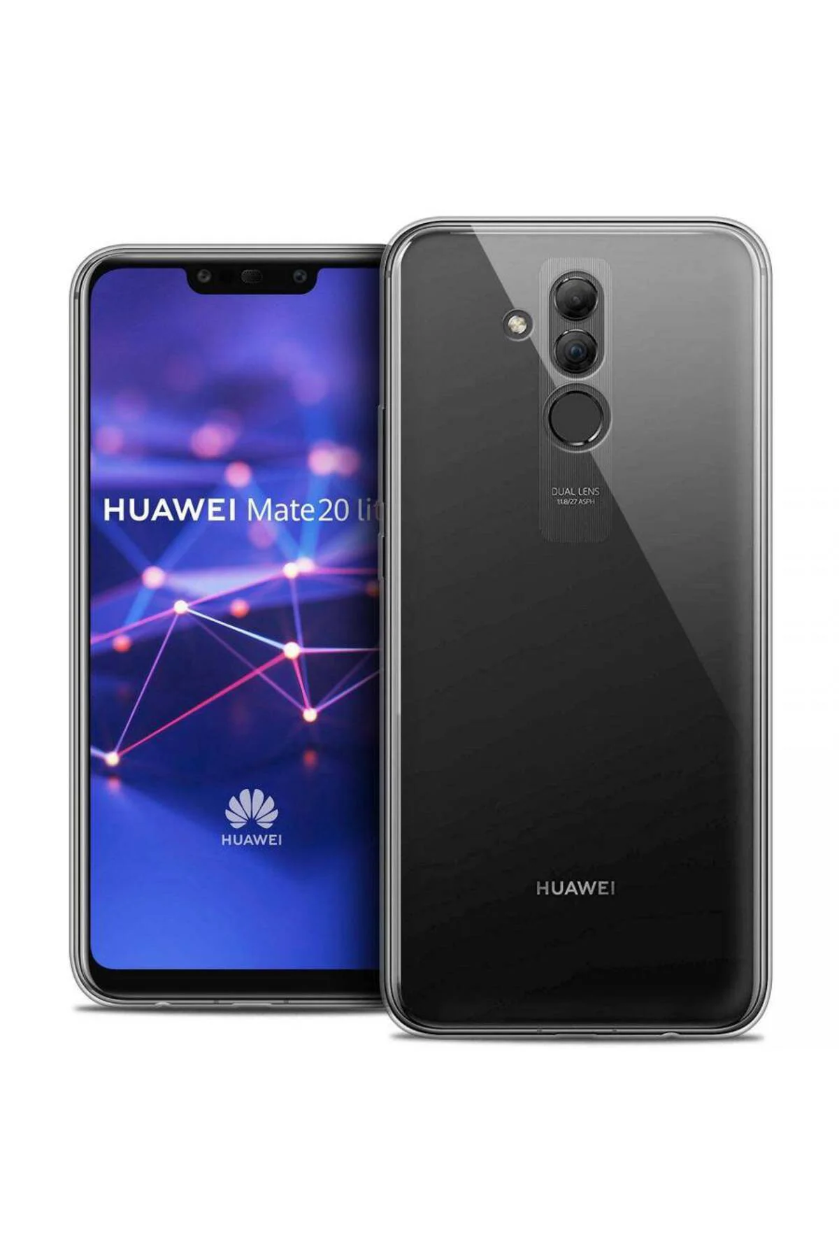 Huawei Mate 20 Lite Ultra İnce Silikon Kılıf Şeffaf