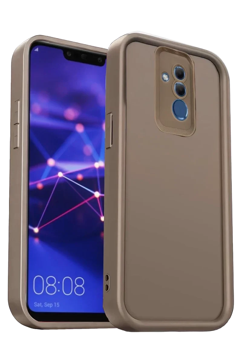 Huawei Mate 20 Lite Kılıf Viera Silikon - Kahverengi