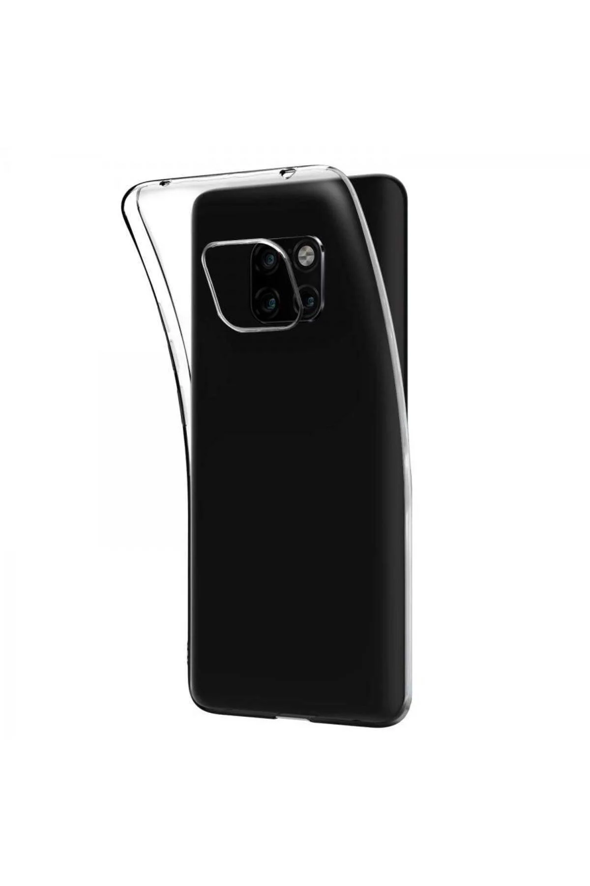 Huawei Mate 20 Pro Ultra İnce Silikon Kılıf Şeffaf