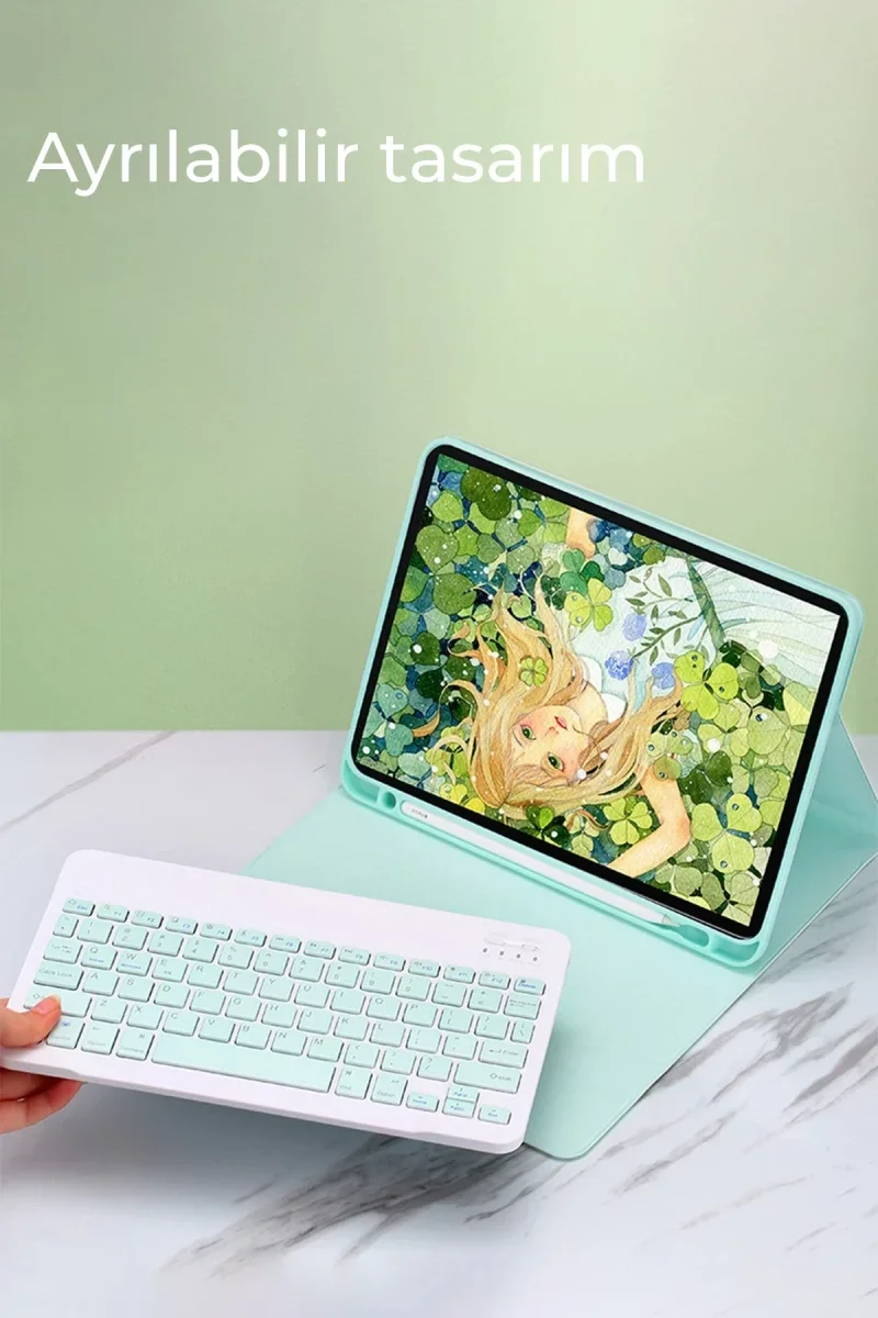Huawei MatePad SE 11 Kılıf KC01 Smart Klavyeli Tablet Kılıfı - Pembe Fiyatı, Yorumları ve Özellikleri