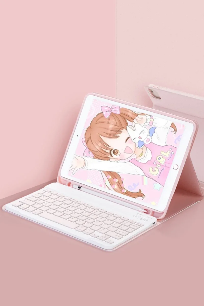Huawei MatePad SE 11 Kılıf KC01 Smart Klavyeli Tablet Kılıfı - Pembe Fiyatı, Yorumları ve Özellikleri