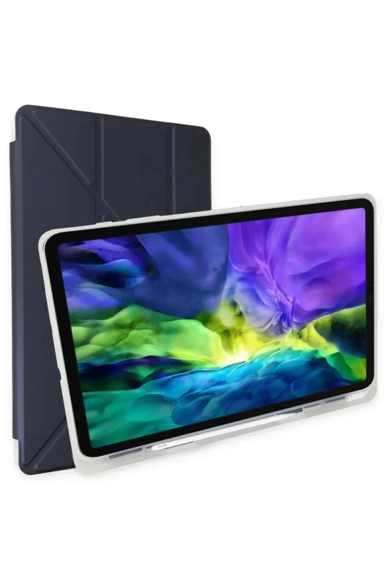 Huawei MatePad SE Kılıf Kalemlikli Mars Tablet Kılıfı - Lacivert Huawei MatePad SE Kılıf Kalemlikli Mars Tablet Kılıfı - Lacivert