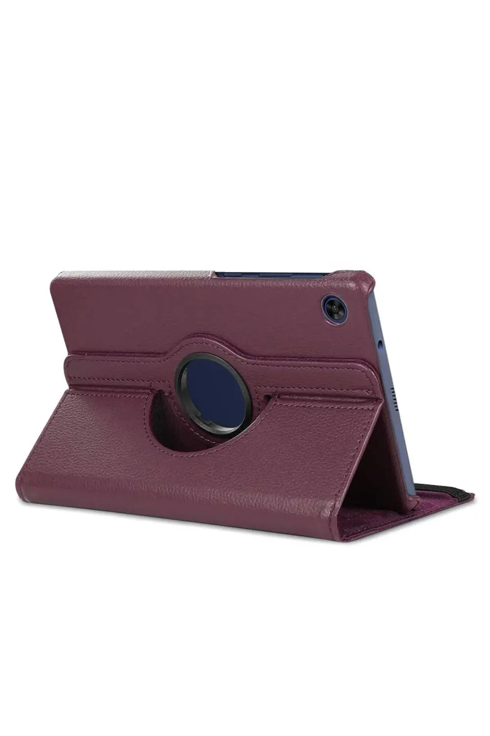 Huawei MatePad T8 8'' Deri Kapaklı 360 Kılıf Mor