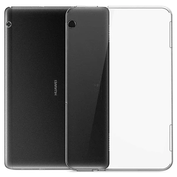 Huawei Mediapad T5 10.1" Şeffaf TPU Soft Silikon Kılıf - Çizik ve Darbe Koruması (5775)
