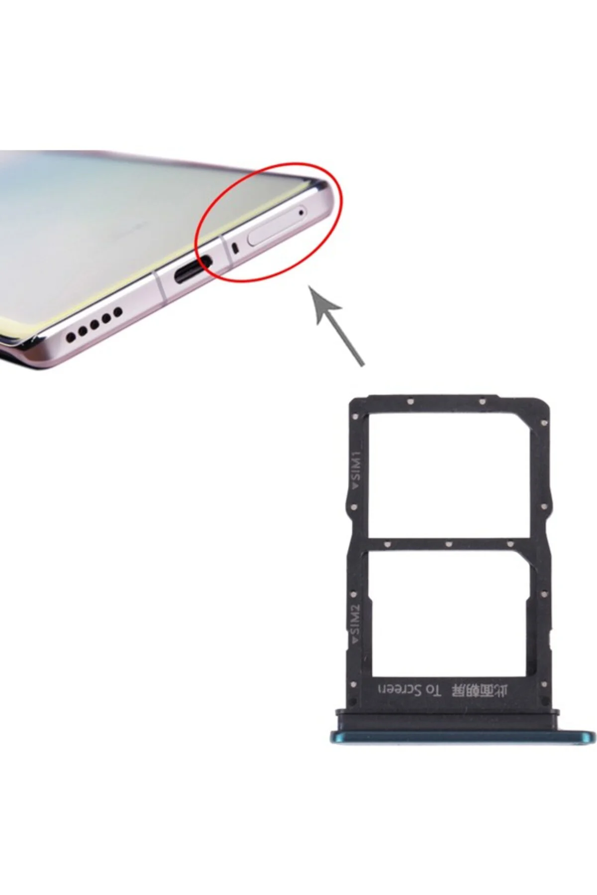 Huawei Nova 11 Için Tepsi + Tepsi Yeşil