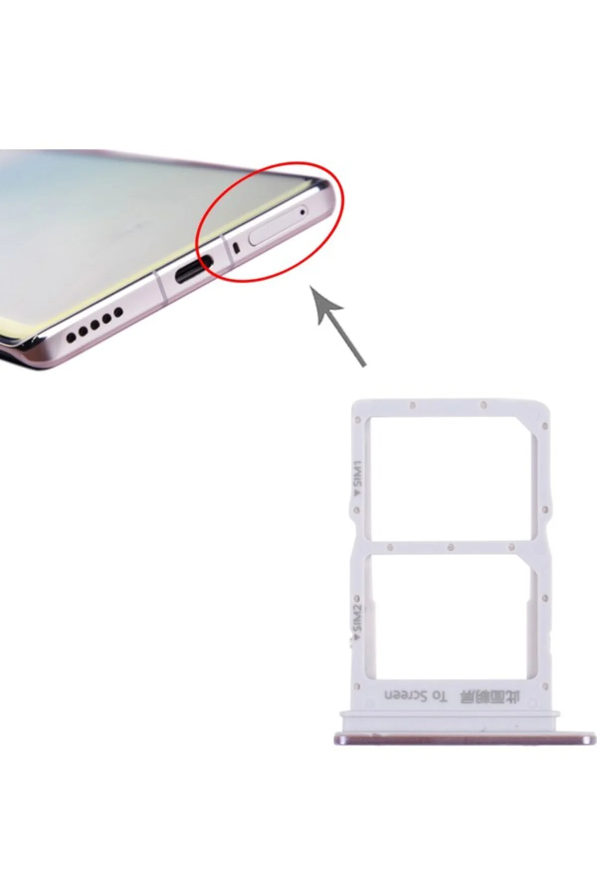 Huawei Nova 11 Için Tepsi + Tepsi Yeşil