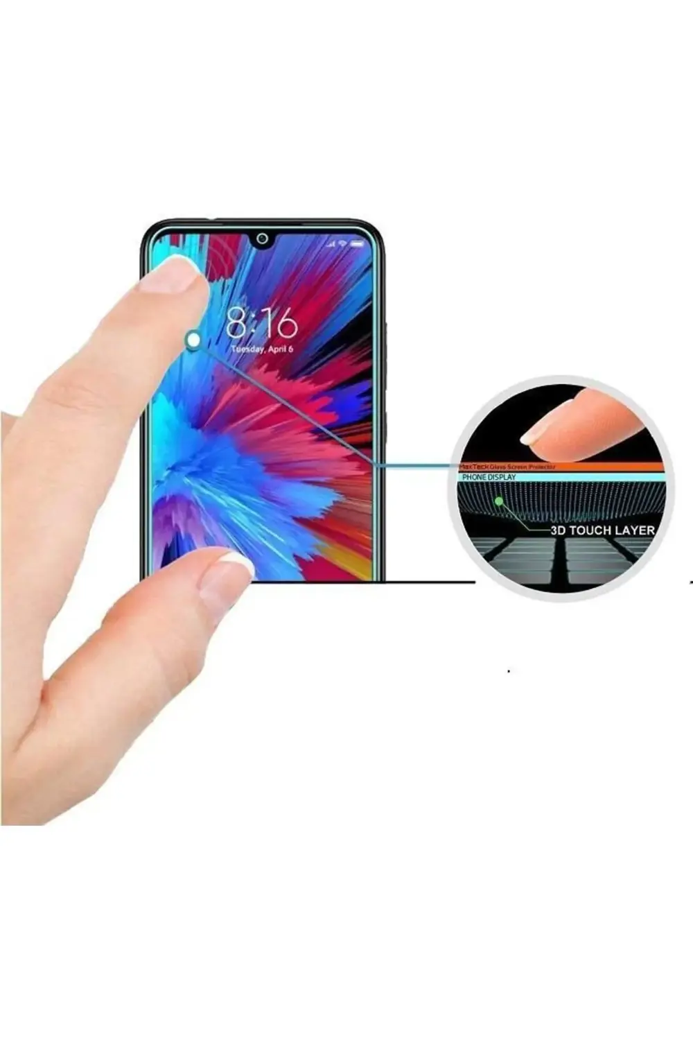 Huawei NOVA 5T Ekran Koruyucu Nano Temperli Cam