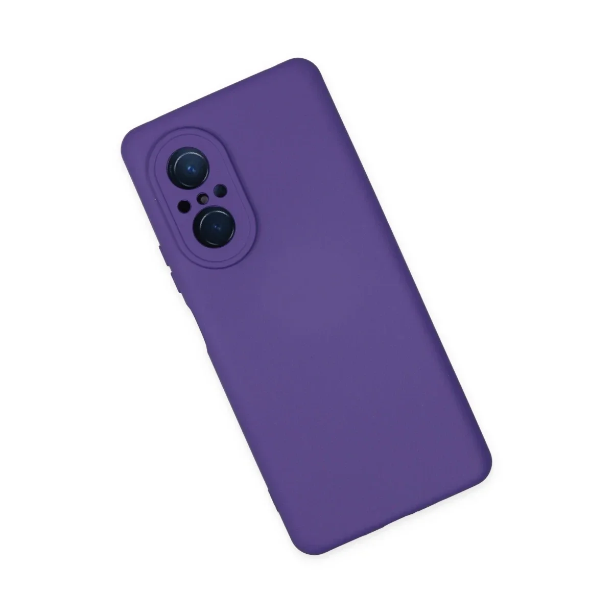Huawei Nova 9 SE Kılıf Nano içi Kadife Silikon - Mor Huawei Nova 9 SE Kılıf Nano içi Kadife Silikon - Mor