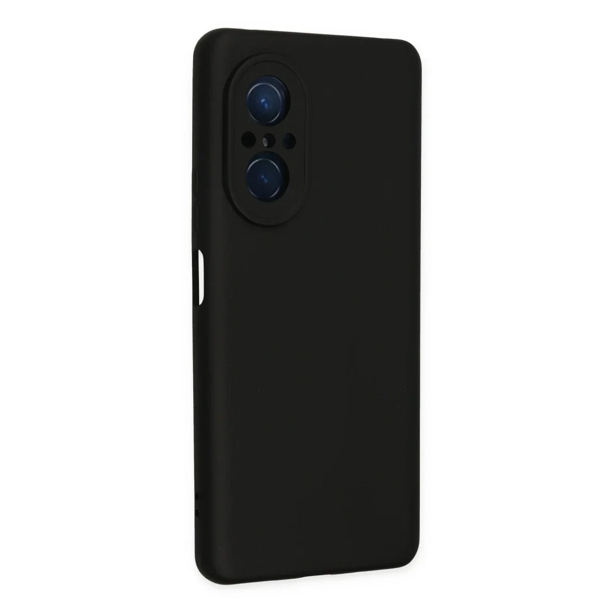 Huawei Nova 9 SE Kılıf Nano içi Kadife Silikon - Siyah