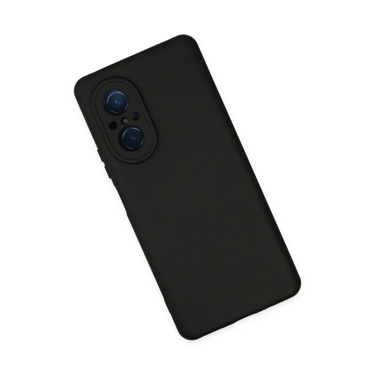 Huawei Nova 9 SE Kılıf Nano içi Kadife Silikon - Siyah