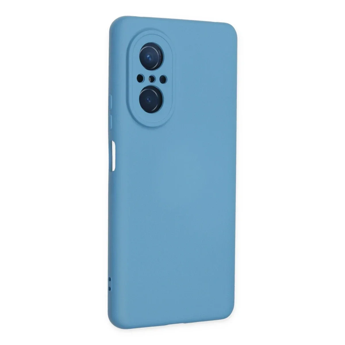 Huawei Nova 9 SE Kılıf Nano içi Kadife Silikon - Mavi Huawei Nova 9 SE Kılıf Nano içi Kadife Silikon - Mavi
