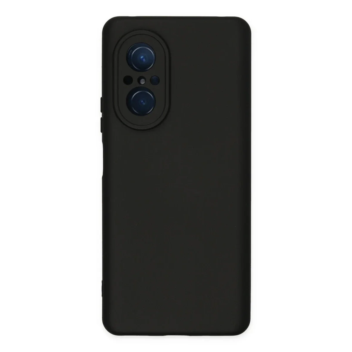 Huawei Nova 9 SE Kılıf Nano içi Kadife Silikon - Siyah