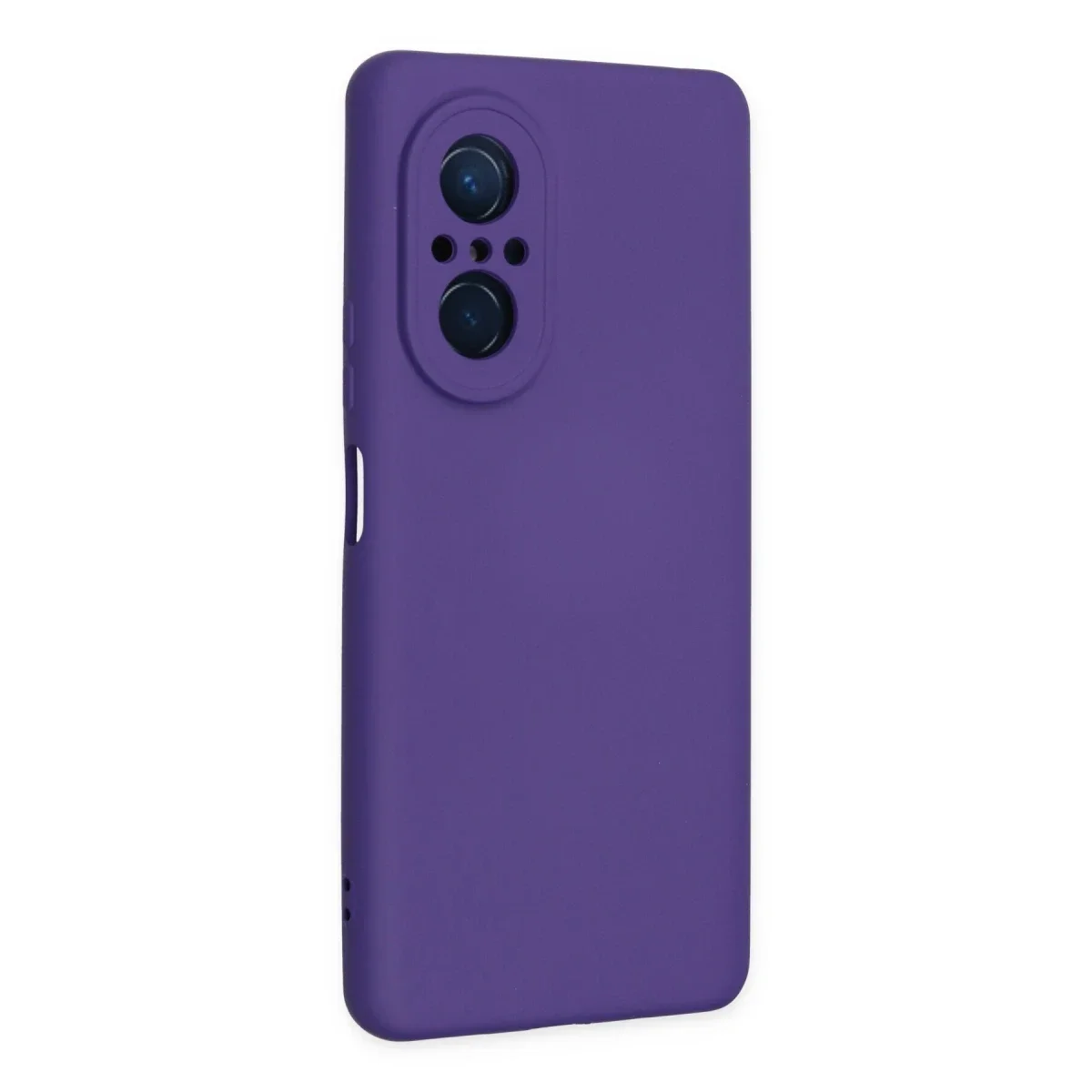Huawei Nova 9 SE Kılıf Nano içi Kadife Silikon - Mor Huawei Nova 9 SE Kılıf Nano içi Kadife Silikon - Mor